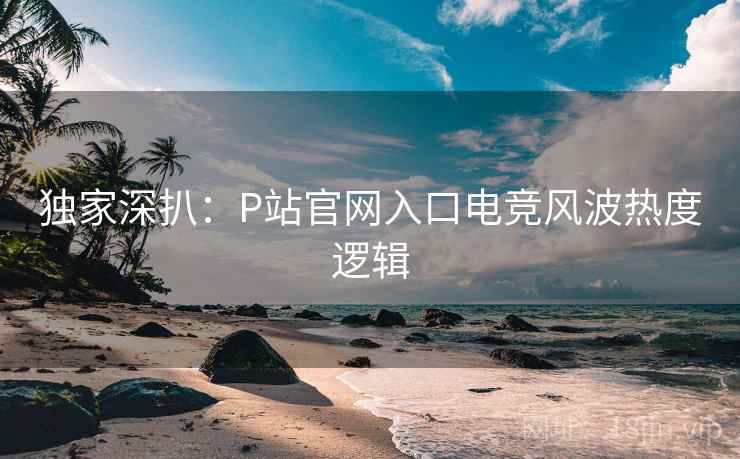 独家深扒：P站官网入口电竞风波热度逻辑